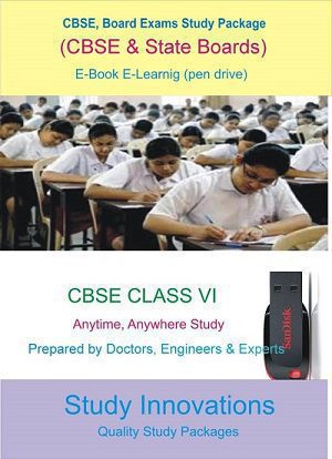 CBSE Class 6th Science (Physics, Chemistry, Biology) & Mathematics Study Material.