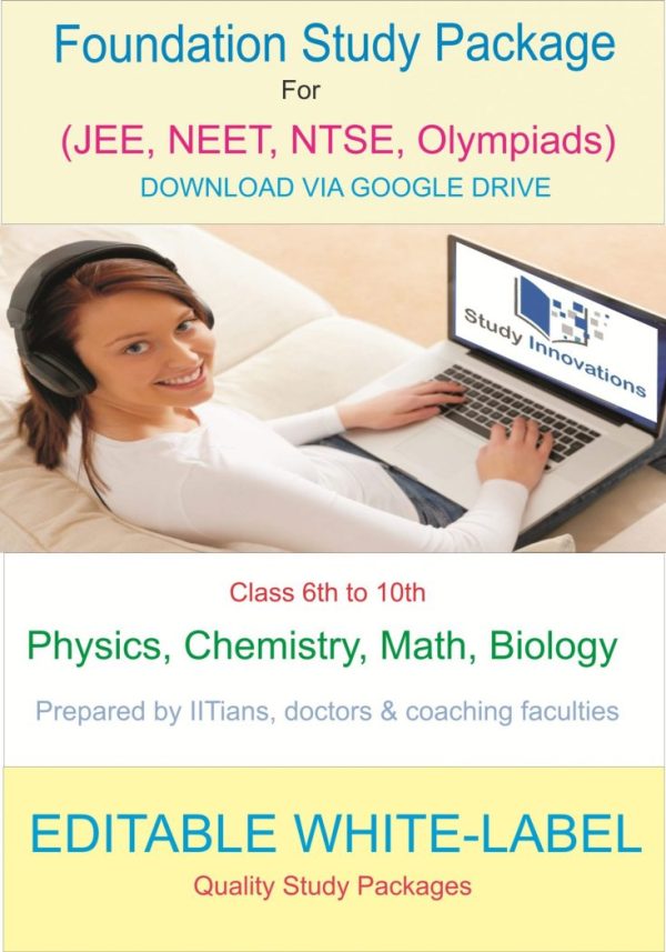 FOUNDATION STUDY MATERIAL (6TH TO 10TH) DOWNLOAD VIA GOOGLE DRIVE