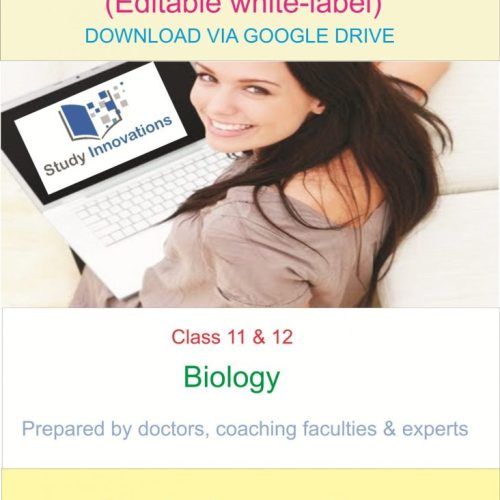 NEET BIOLOGY STUDY MATERIAL (11TH & 12TH) DOWNLOAD VIA GOOGLE DRIVE