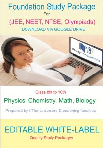 FOUNDATION STUDY MATERIAL (8TH TO 10TH) DOWNLOAD VIA GOOGLE DRIV