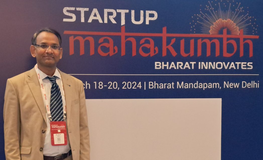 Dr. Raju Singh at Prime Minister Narendra Modi's address to Startup Founders, Investors & Entrepreneurs at Bharat  Mandapam, Pragati Maidan, New Delhi on 20th March 2024; on behalf of STUDY INNOVATIONS